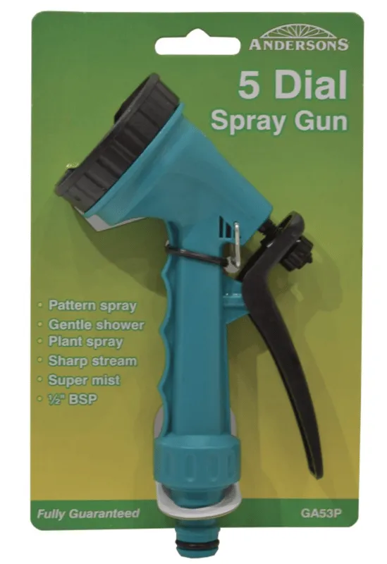 Andersons - 5 Dial Plastic Spray Gun - [CI-GA53P]