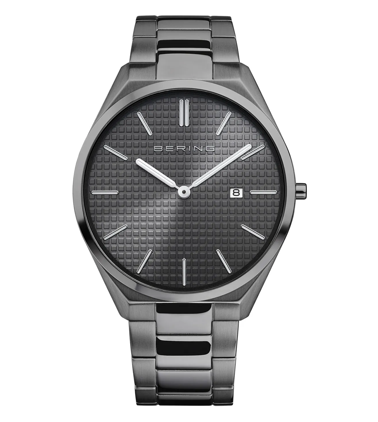 Bering Ultra Slim Grey Dial Men 40mm