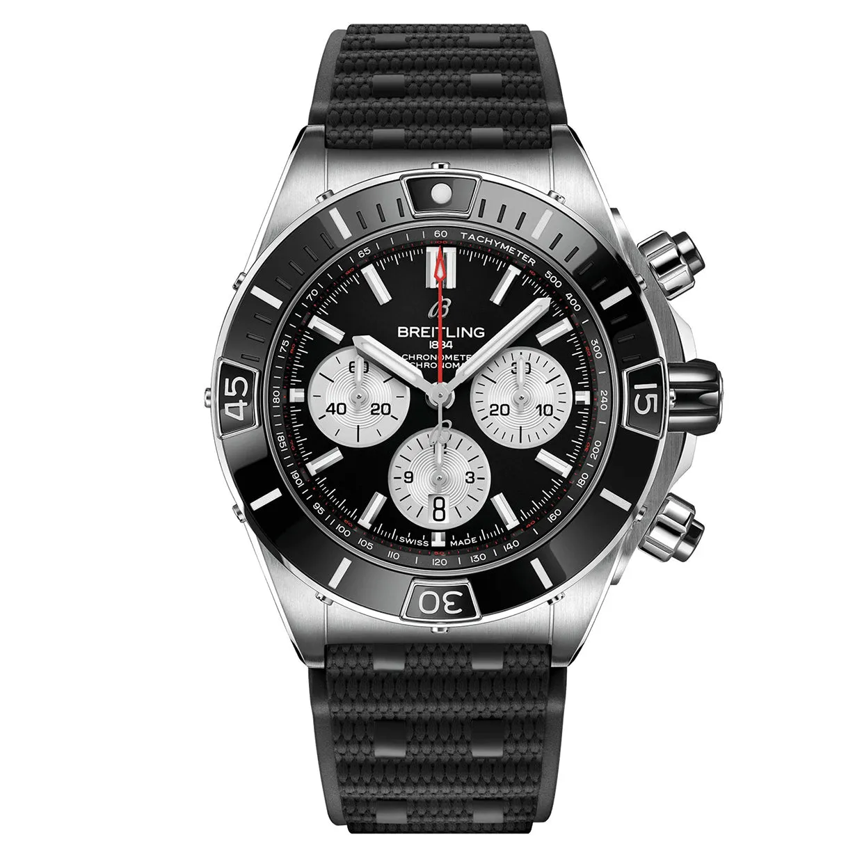 Breitling Super Chronomat B01 Black Dial Men 44mm