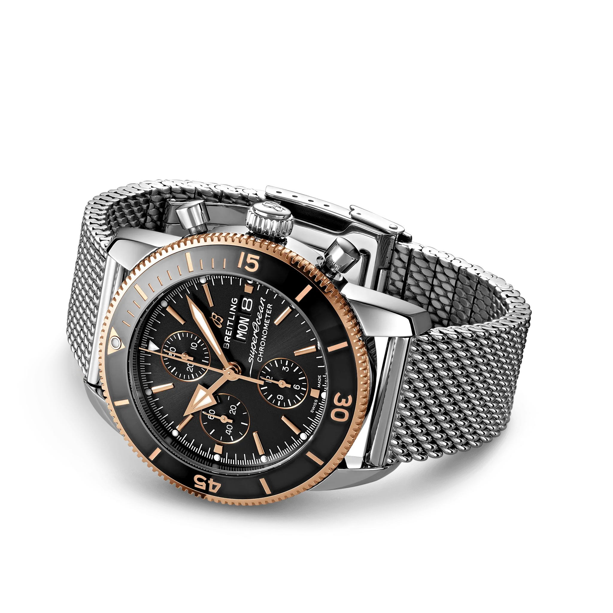 Breitling Superocean Heritage Black Dial Men 44mm