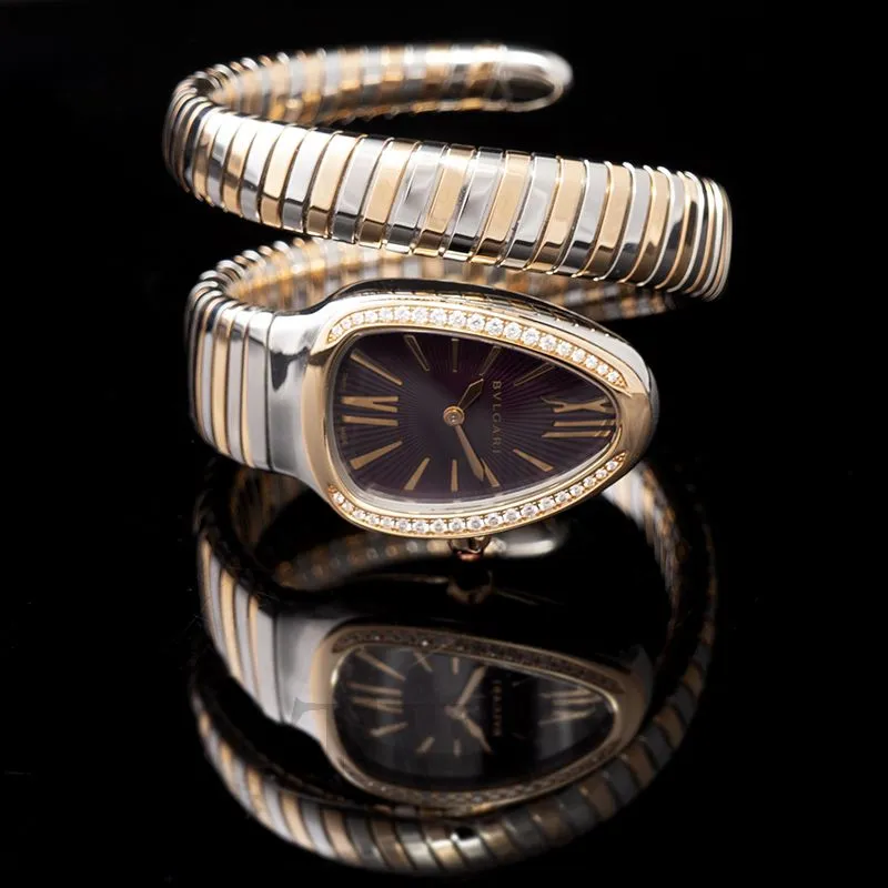Bvlgari Serpenti Tubogas Purple Dial Women 35mm