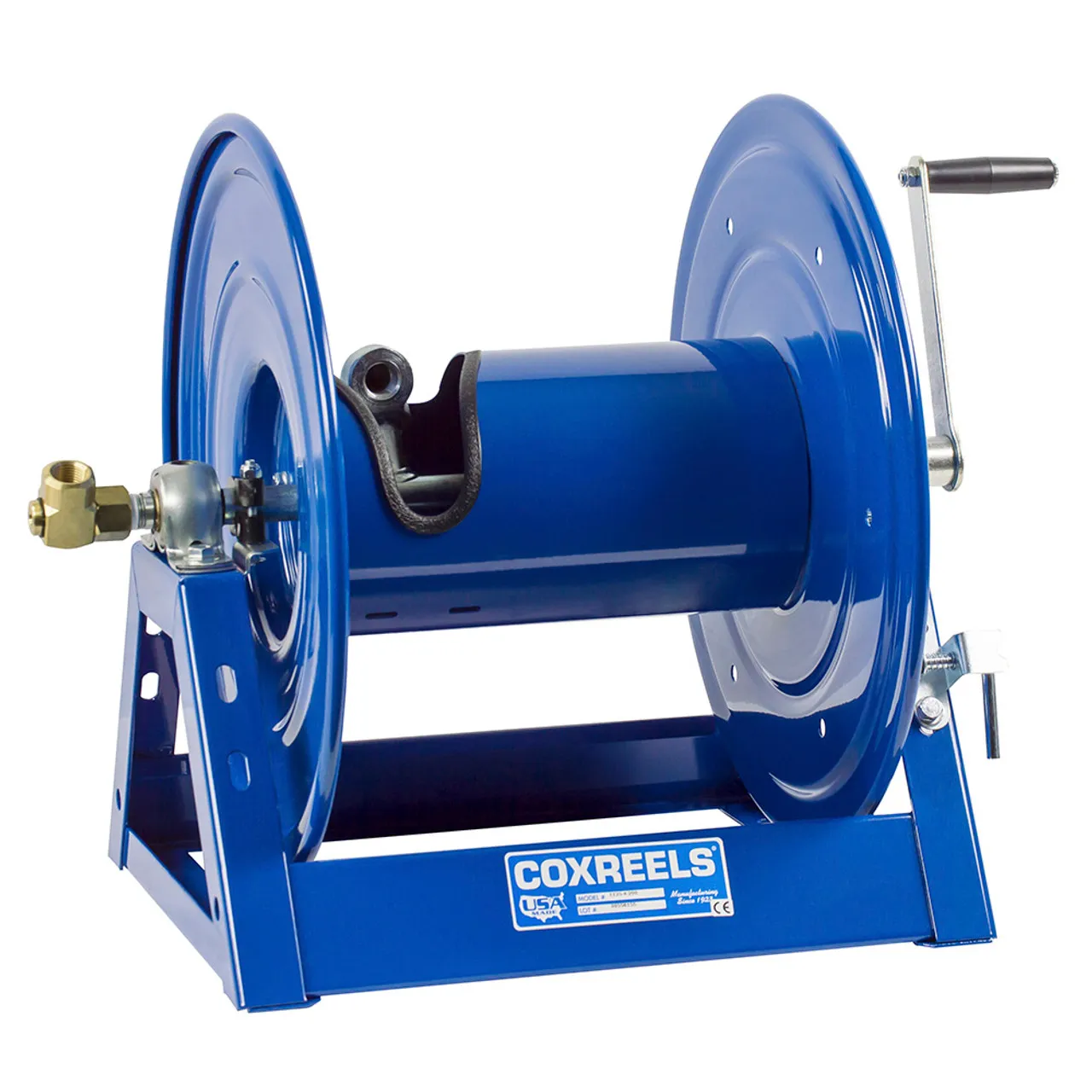 Coxreels 1125-4-450 Hand Crank Hose Reel | 1125 Series | 1/2" Hose Diameter | 450' Hose Length | 3000 Max PSI