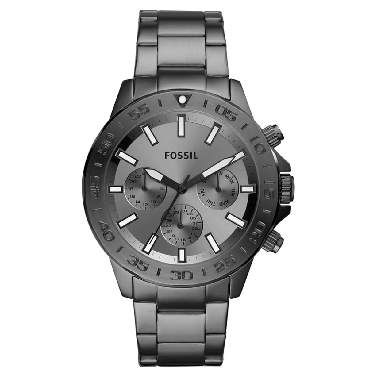 Fossil Bannon Grey Dial Men 45mm
