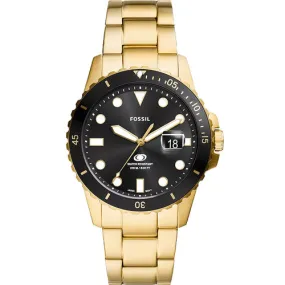 Fossil Blue Dive Black Dial Men 42mm