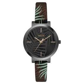 Helix Analog Women Black Dial