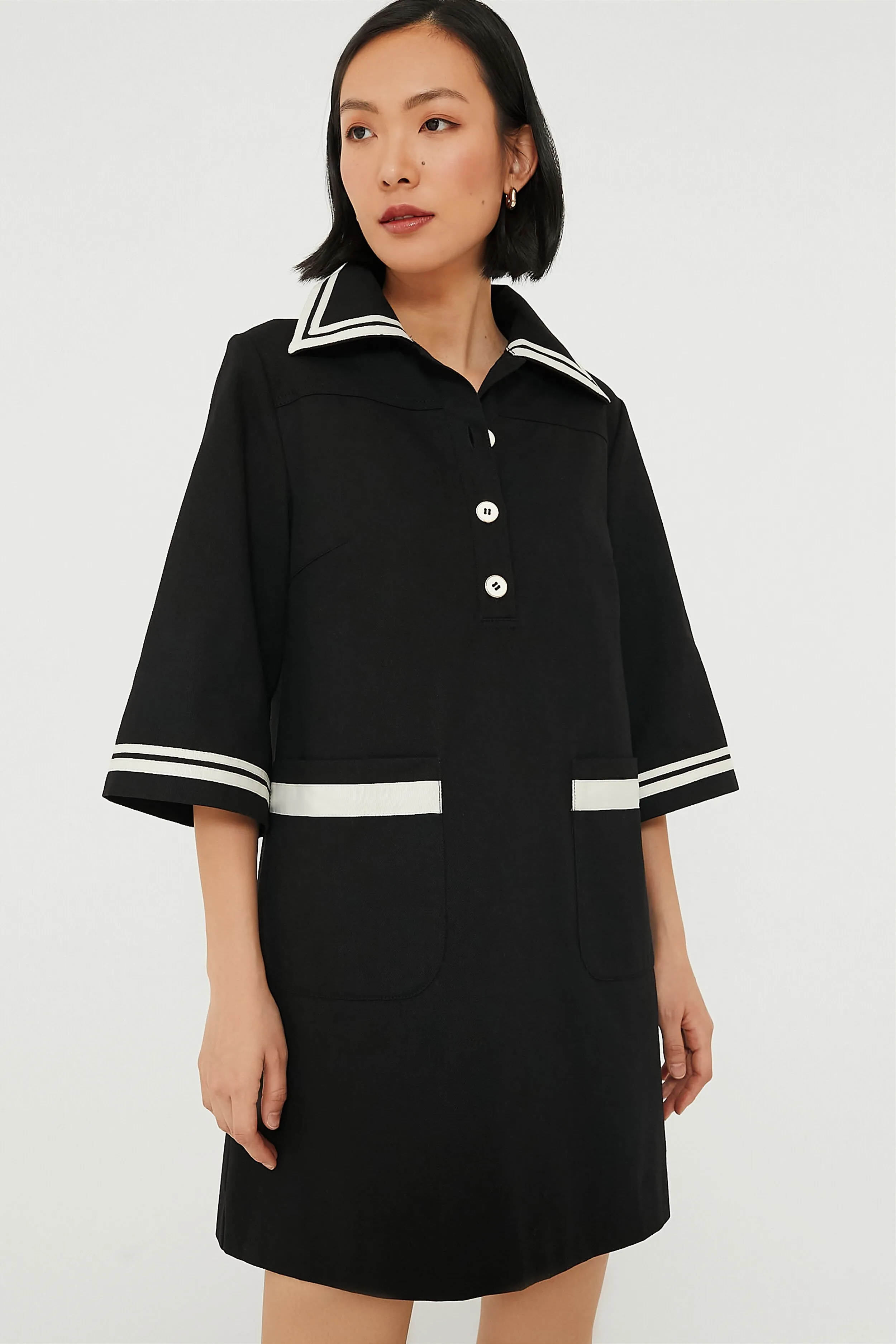 Jet Black Hart Shirt Dress