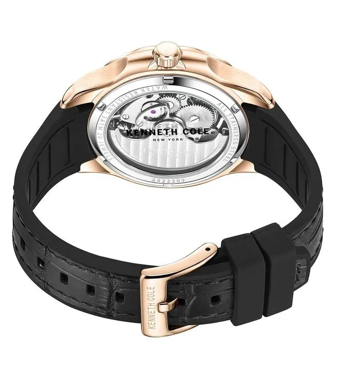 Kenneth Cole Automatic Black Dial Men 44mm