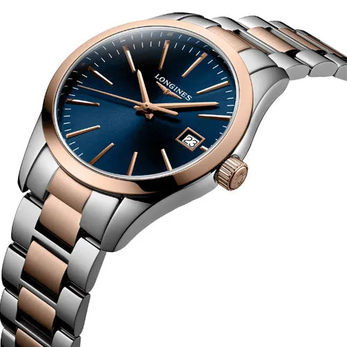 Longines Conquest Classic Blue Dial Women 34mm