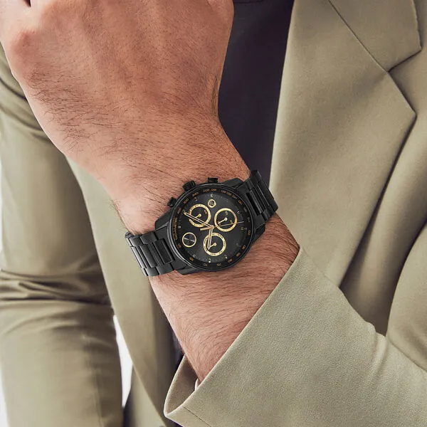 Movado Bold Verso Black Dial Men 44mm