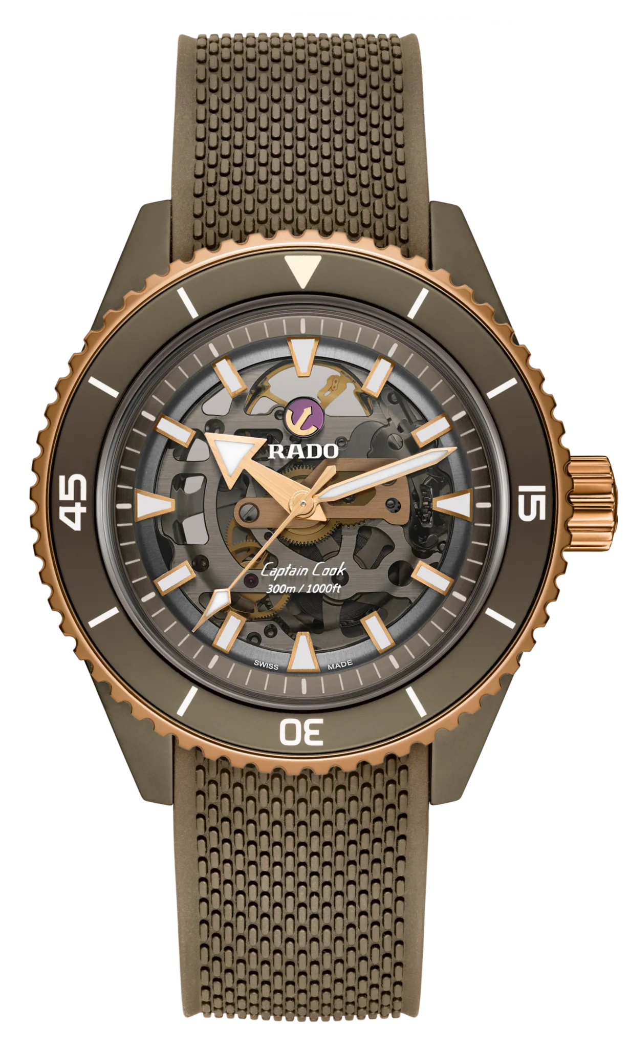 Rado Captain Cook Skeleton Dial Men 43mm