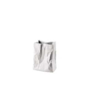 Rosenthal - Paper bag vase (white matt polished)