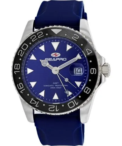 Seapro Men's Blue Dial Watch