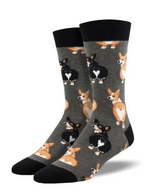Socksmith Corgi Butt - Cotton Crew Sock
