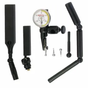 Starrett® 711LCSZ 711 Last Word® Shaded dial dial Test Indicator, 0.03 in Measuring, 0 to 15 to 0 dial Reading, Graduations 0.00