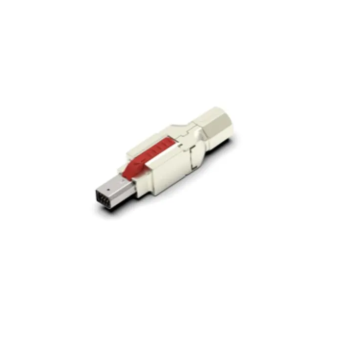 TE Connectivity, Type II Cable Mount Mini I/O Connector Plug, 8 Way, Shielded