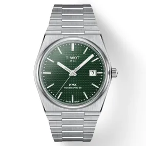 Tissot T-Classic PRX Green Dial Men 40mm T1374071109100