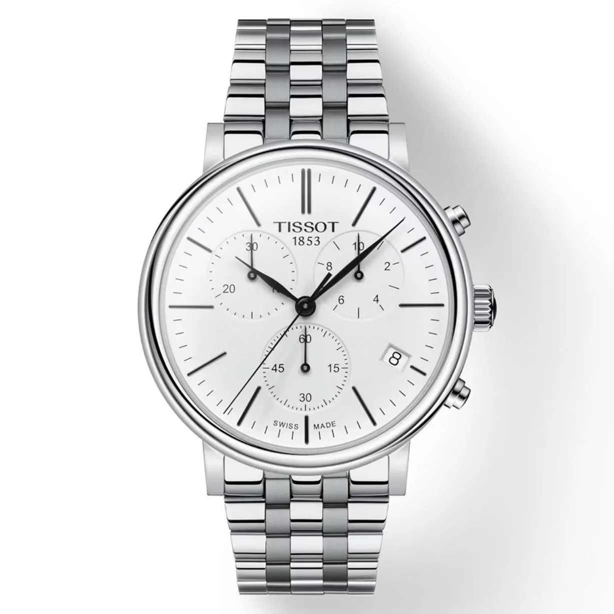 Tissot T-Classic White Dial Men 41mm