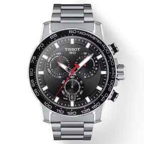 Tissot T-Sport Black Dial Men 45.5mm