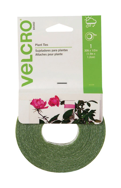 Velcro Brand Green Plant Ties 30 Ft. X 1/2 In. (12 Pieces) & 50 Ft. X 1/2 In.