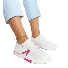 White sneakers with Zorica color